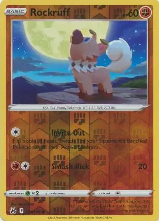 Rockruff 073/159 (Crown Zenith)  - Reverse Holofoil | Good Games Adelaide SA