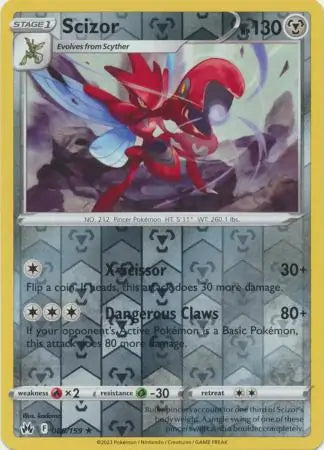 Scizor 086/159 (Crown Zenith)  - Reverse Holofoil | Good Games Adelaide SA