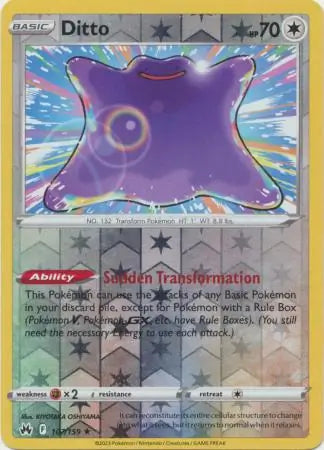 Ditto 107/159 (Crown Zenith)  - Reverse Holofoil | Good Games Adelaide SA
