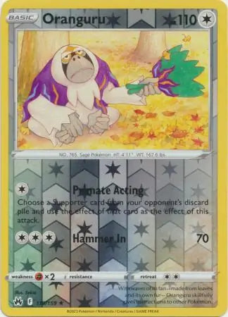 Oranguru 119/159 (Crown Zenith)  - Reverse Holofoil | Good Games Adelaide SA