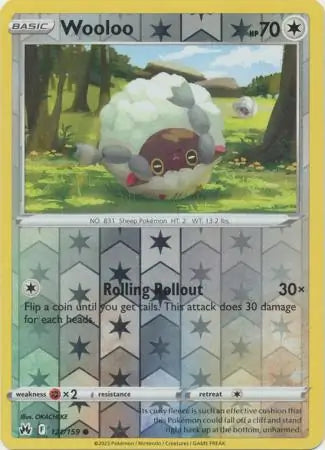 Wooloo 121/159 (Crown Zenith)  - Reverse Holofoil | Good Games Adelaide SA