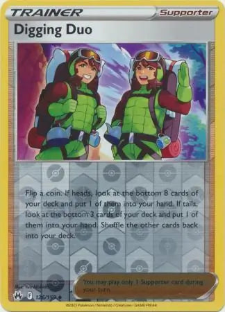 Digging Duo 126/159 (Crown Zenith)  - Reverse Holofoil | Good Games Adelaide SA