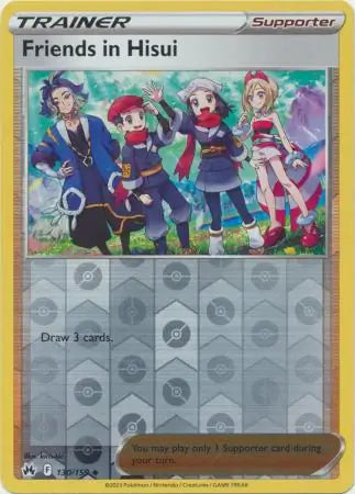 Friends in Hisui 130/159 (Crown Zenith)  - Reverse Holofoil | Good Games Adelaide SA