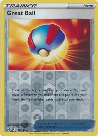 Great Ball 132/159 (Crown Zenith)  - Reverse Holofoil | Good Games Adelaide SA