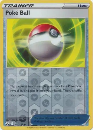 Poke Ball 137/159 (Crown Zenith)  - Reverse Holofoil | Good Games Adelaide SA