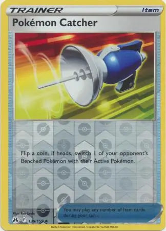 Pokemon Catcher 138/159 (Crown Zenith)  - Reverse Holofoil | Good Games Adelaide SA