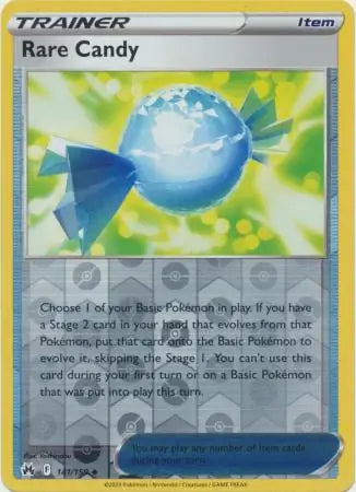 Rare Candy 141/159 (Crown Zenith)  - Reverse Holofoil | Good Games Adelaide SA