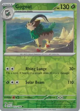 Gogoat 012/198 (SV01: Scarlet & Violet Base Set)  - Reverse Holofoil | Good Games Adelaide SA
