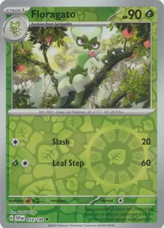Floragato 014/198 (SV01: Scarlet & Violet Base Set)  - Reverse Holofoil | Good Games Adelaide SA