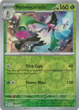 Meowscarada 015/198 (SV01: Scarlet & Violet Base Set)  - Reverse Holofoil | Good Games Adelaide SA