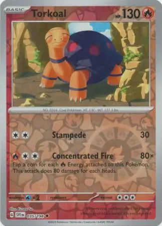 Torkoal 035/198 (SV01: Scarlet & Violet Base Set)  - Reverse Holofoil | Good Games Adelaide SA
