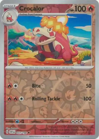 Crocalor 037/198 (SV01: Scarlet & Violet Base Set)  - Reverse Holofoil | Good Games Adelaide SA