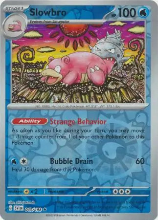 Slowbro 043/198 (SV01: Scarlet & Violet Base Set)  - Reverse Holofoil | Good Games Adelaide SA
