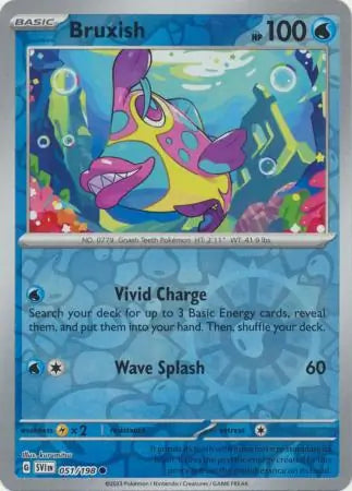 Bruxish 051/198 (SV01: Scarlet & Violet Base Set)  - Reverse Holofoil | Good Games Adelaide SA