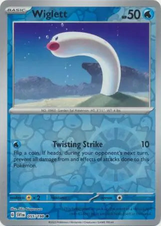 Wiglett 055/198 (SV01: Scarlet & Violet Base Set)  - Reverse Holofoil | Good Games Adelaide SA