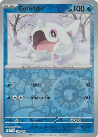 Cetoddle 059/198 (SV01: Scarlet & Violet Base Set)  - Reverse Holofoil | Good Games Adelaide SA