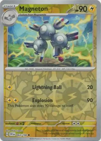 Magneton 064/198 (SV01: Scarlet & Violet Base Set)  - Reverse Holofoil | Good Games Adelaide SA