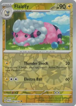 Flaaffy 067/198 (SV01: Scarlet & Violet Base Set)  - Reverse Holofoil | Good Games Adelaide SA