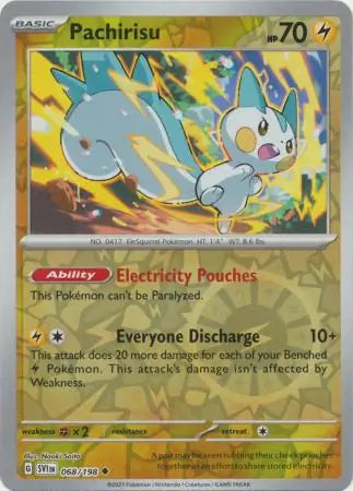 Pachirisu 068/198 (SV01: Scarlet & Violet Base Set)  - Reverse Holofoil | Good Games Adelaide SA