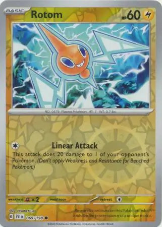 Rotom 069/198 (SV01: Scarlet & Violet Base Set)  - Reverse Holofoil | Good Games Adelaide SA