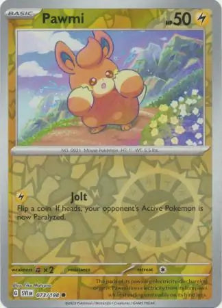 Pawmi 073/198 (SV01: Scarlet & Violet Base Set)  - Reverse Holofoil | Good Games Adelaide SA