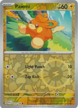 Pawmi 074/198 (SV01: Scarlet & Violet Base Set)  - Reverse Holofoil | Good Games Adelaide SA