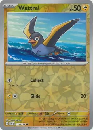 Wattrel 077/198 (SV01: Scarlet & Violet Base Set)  - Reverse Holofoil | Good Games Adelaide SA