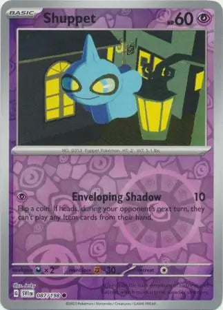 Shuppet 087/198 (SV01: Scarlet & Violet Base Set)  - Reverse Holofoil | Good Games Adelaide SA