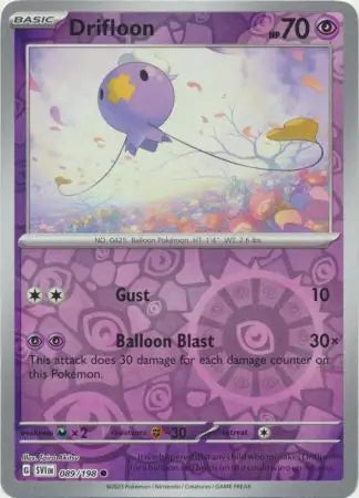 Drifloon 089/198 (SV01: Scarlet & Violet Base Set)  - Reverse Holofoil | Good Games Adelaide SA