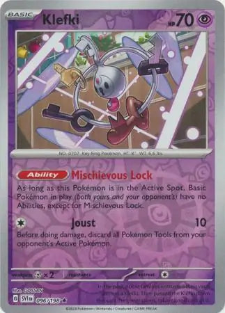 Klefki 096/198 (SV01: Scarlet & Violet Base Set)  - Reverse Holofoil | Good Games Adelaide SA
