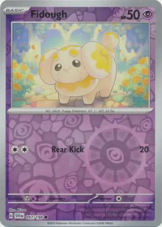 Fidough 097/198 (SV01: Scarlet & Violet Base Set)  - Reverse Holofoil | Good Games Adelaide SA