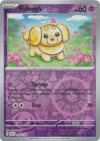 Fidough 098/198 (SV01: Scarlet & Violet Base Set)  - Reverse Holofoil | Good Games Adelaide SA