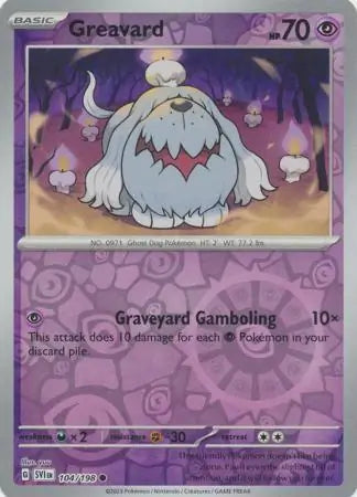 Greavard 104/198 (SV01: Scarlet & Violet Base Set)  - Reverse Holofoil | Good Games Adelaide SA
