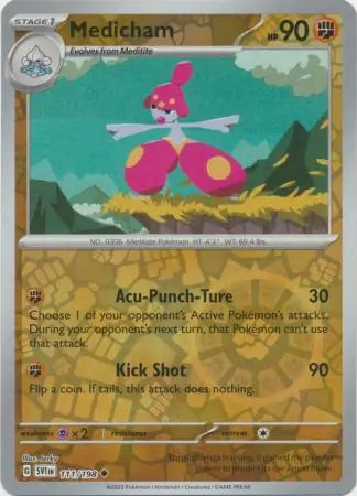 Medicham 111/198 (SV01: Scarlet & Violet Base Set)  - Reverse Holofoil | Good Games Adelaide SA