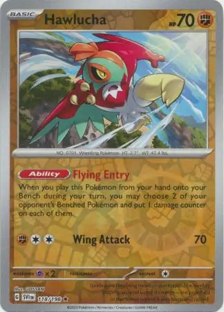Hawlucha 118/198 (SV01: Scarlet & Violet Base Set)  - Reverse Holofoil | Good Games Adelaide SA