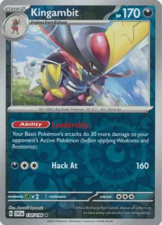 Kingambit 134/198 (SV01: Scarlet & Violet Base Set)  - Reverse Holofoil | Good Games Adelaide SA