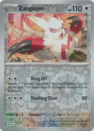 Zangoose 147/198 (SV01: Scarlet & Violet Base Set)  - Reverse Holofoil | Good Games Adelaide SA