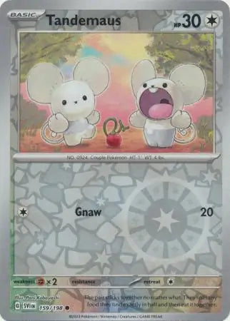 Tandemaus 159/198 (SV01: Scarlet & Violet Base Set)  - Reverse Holofoil | Good Games Adelaide SA