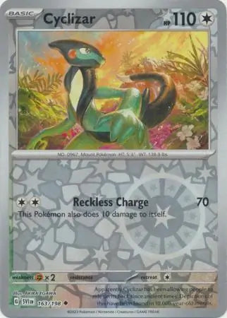 Cyclizar 163/198 (SV01: Scarlet & Violet Base Set)  - Reverse Holofoil | Good Games Adelaide SA