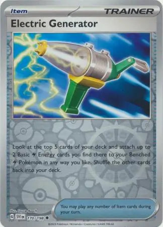 Electric Generator 170/198 (SV01: Scarlet & Violet Base Set)  - Reverse Holofoil | Good Games Adelaide SA
