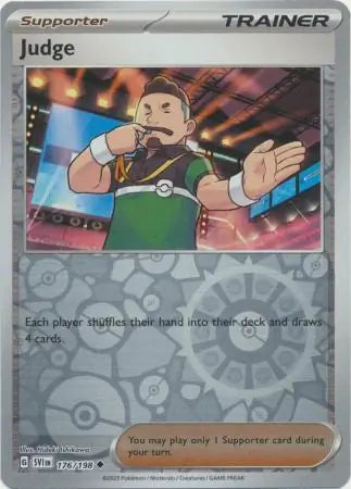 Judge 176/198 (SV01: Scarlet & Violet Base Set)  - Reverse Holofoil | Good Games Adelaide SA