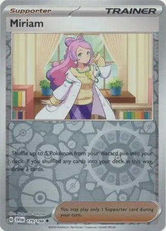Miriam 179/198 (SV01: Scarlet & Violet Base Set)  - Reverse Holofoil | Good Games Adelaide SA
