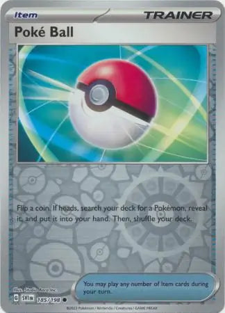 Poke Ball 185/198 (SV01: Scarlet & Violet Base Set)  - Reverse Holofoil | Good Games Adelaide SA