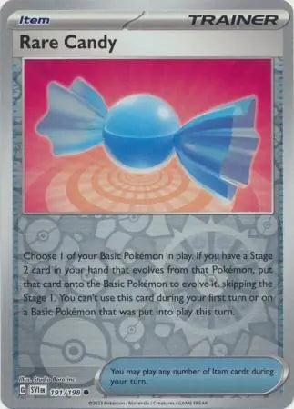 Rare Candy 191/198 (SV01: Scarlet & Violet Base Set)  - Reverse Holofoil | Good Games Adelaide SA