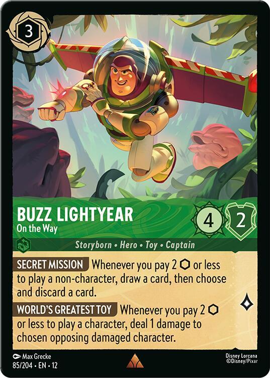 Buzz Lightyear, On the Way 85/204 (Wilds Unknown)  | Good Games Adelaide SA