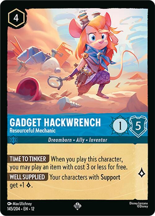 Gadget Hackwrench, Resourceful Mechanic 145/204 (Wilds Unknown)  | Good Games Adelaide SA