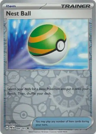 Nest Ball 084/091 (SV: Paldean Fates)  - Reverse Holofoil | Good Games Adelaide SA