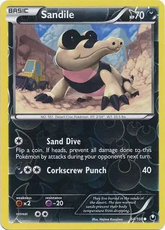 Sandile 64/108 (Dark Explorers)  - Reverse Holofoil | Good Games Adelaide SA