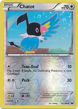 Chatot 85/108 (Dark Explorers)  - Reverse Holofoil | Good Games Adelaide SA