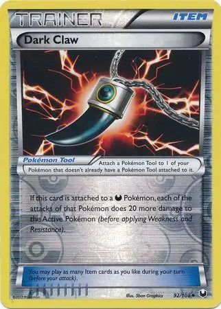 Dark Claw 92/108 (Dark Explorers)  - Reverse Holofoil | Good Games Adelaide SA